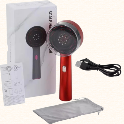 مشط تدليك فروة الرأس + زيت مغذي