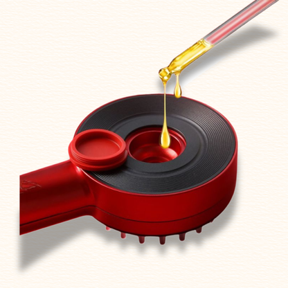 مشط تدليك فروة الرأس + زيت مغذي